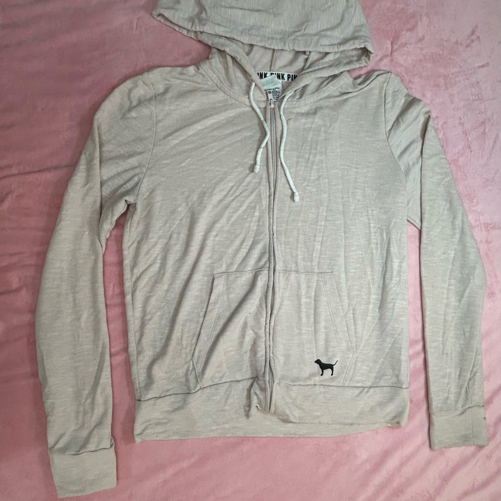 Victoria's Secret Pink Beige Sweatshirt